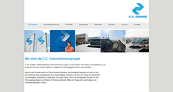 Desktop Screenshot of cc-gruppe.com